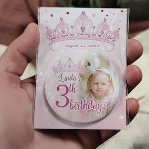 Thank You Magnet / Thanks To Guests / Personalized Gift For Guests / Opener, Mirror / Custom Fridge Magnet / Birthday Gift / Any Age