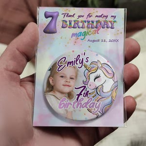 Thank You Magnet / Thanks To Guests / Personalized Gift For Guests / Opener, Mirror / Custom Fridge Magnet / Birthday Gift / Any Age