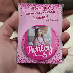 Thank You Magnet / Thanks To Guests / Personalized Gift For Guests / Opener, Mirror / Custom Fridge Magnet / Birthday Gift / Any Age