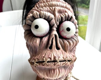 Harry the Hunter | Beetlejuice Prop Head | Polyurethane Resin | Free Standing or Mountable | Halloween Decor