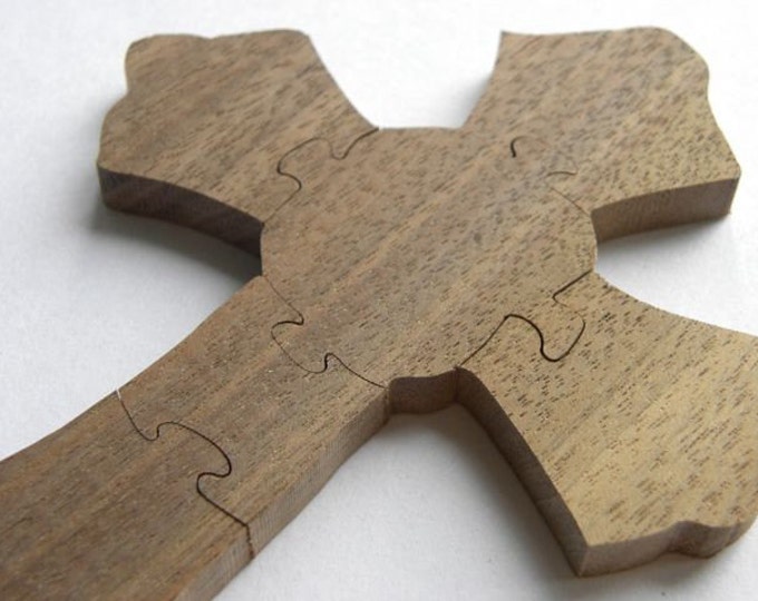 Wooden Cross Jigsaw Puzzle Etsy
