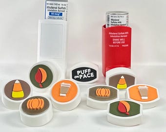 Astmainhalatorersättningskapslar - Höstformer - 4-pack