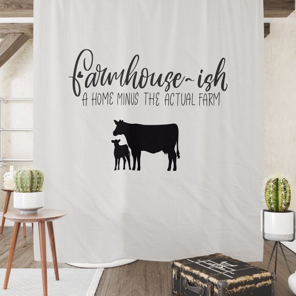 Funny Saying Shower Curtain Etsy