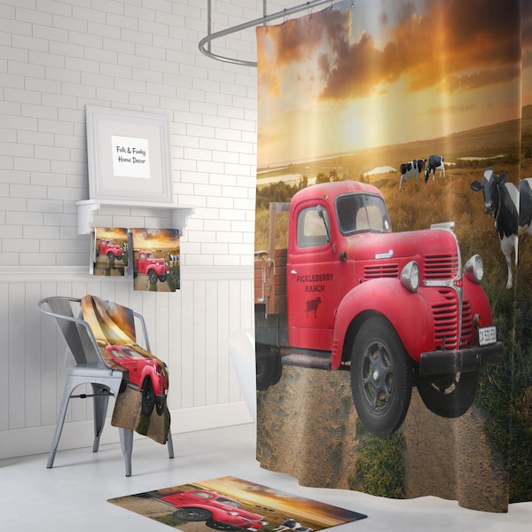Red Truck Etsy