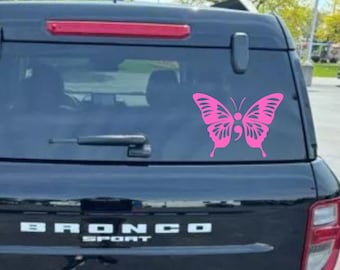 Semicolon Butterfly Decal: Mental Health Awareness Vinyl Sticker