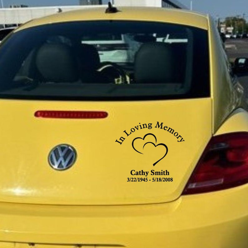 In Loving Memory Decal Templates