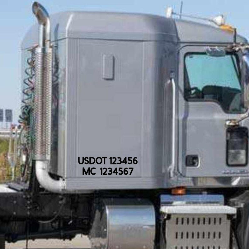 Semi Truck Vinyl Graphics - Etsy