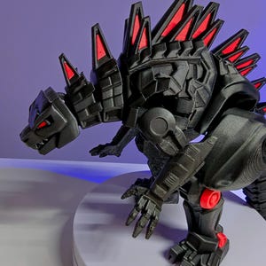 Mechagodzilla - Godzilla - 3D Printed Articulated Toy - Kaiju Action Figure - Customizable Monster Collectible - Dinosaur Robot Gift