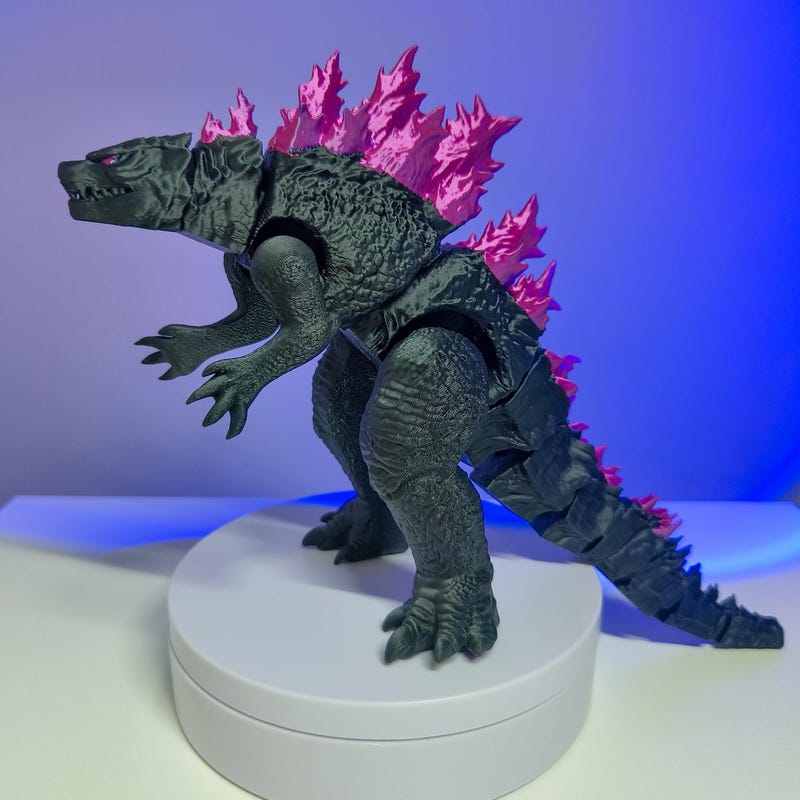 Godzilla Figure Articulated - Etsy