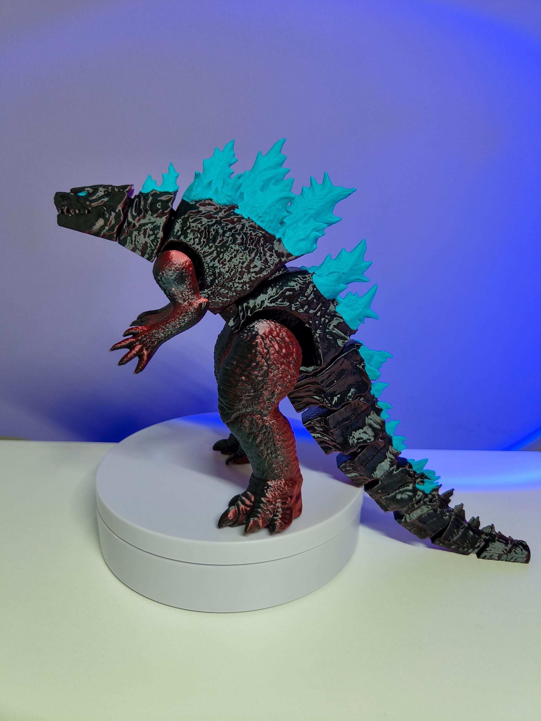 GODZILLA &きんに君フィギュア GODZILLA action figure new empire monster KING KONG skull