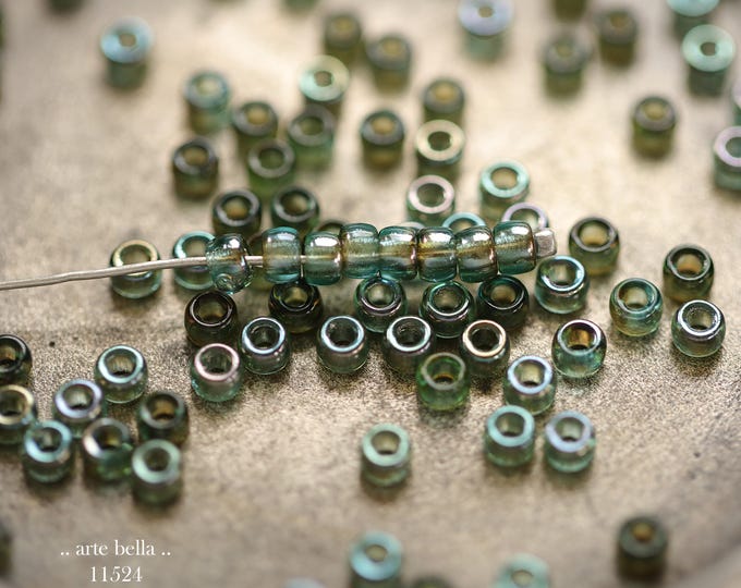 New .. LUSTERED OCEAN SEEDS .. 100 Premium Czech Glass Size 7/0 Seed Beads (11524-100) .. jewelry supplies