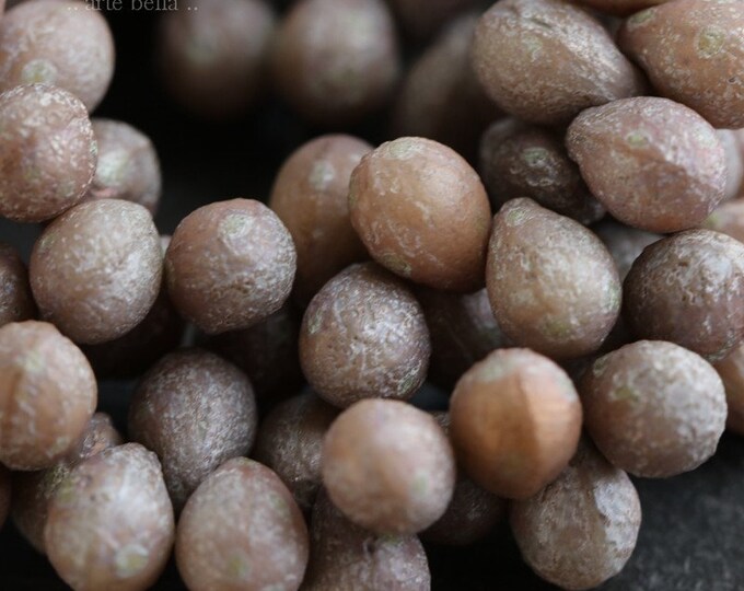last ones .. GRAY LILAC DRIPS No. 1 .. 50 Premium Stone Picasso Czech Drop Beads 5x7mm (6510-st) .. jewelry supplies