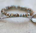 New .. BRONZED CREEK BABIES .. 30 Czech Glass Faceted Rondelle Beads 3x5mm (11428-st) .. jewelry supplies