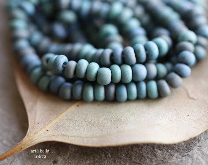 back in stock .. Matte FERN SEED MIX .. 20" Premium Etched Czech Glass Seed Bead Mix Size 6/0 (10673-st) .. jewelry supplies