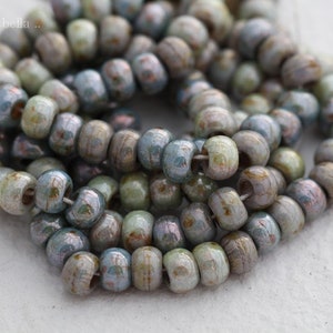 premium glass beads .. SPRING MEADOW SEEDS No. 7867 .. 50 Picasso Czech Glass Seed Bead Mix Size 2/0 (7867-50) .. jewelry supplies