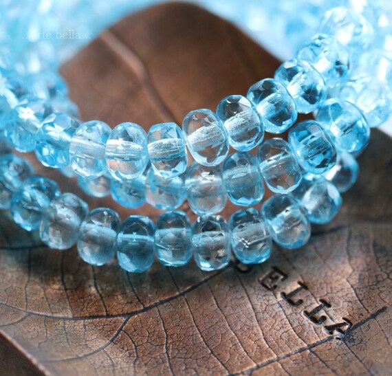 ARCTIC 30 Premium Czech Glass Faceted Rondelle Beads 3x5mm 8067