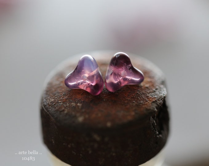 BUDDING GRAPES .. 30 Premium Czech Glass Bellflower Cap Bead Mix 5x7mm (10483-st) .. jewelry supplies