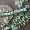 back in stock .. SEASCAPE .. 100 Japanese TOHO Glass Seed Beads Size 6/0 4x3mm (2285-100) .. jewelry making supplies
