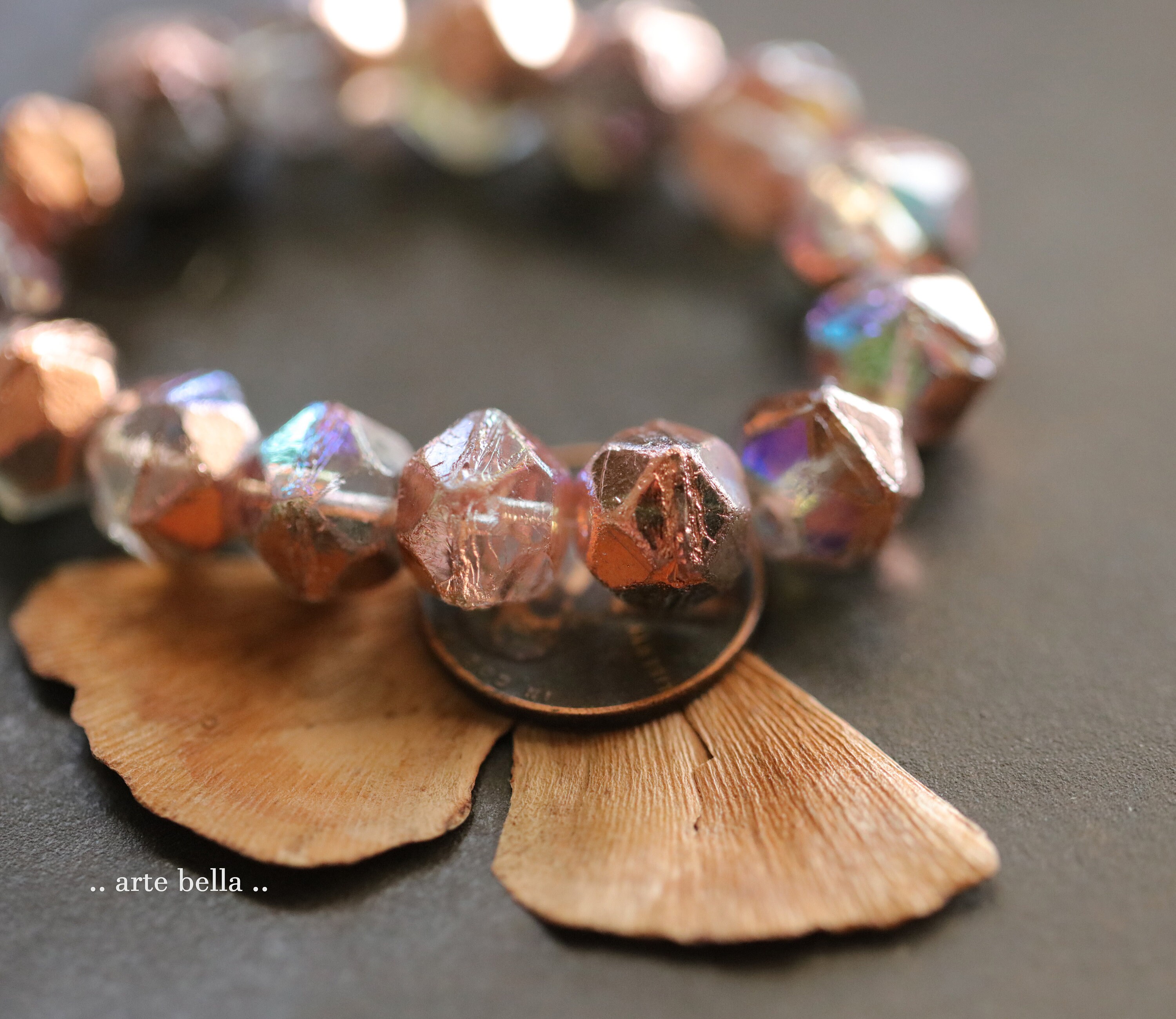 Czech Glass 10mm Mix Leaf Beads 336 Piece Bulk Package Closeout Final Sale  - Four Corners USA Online
