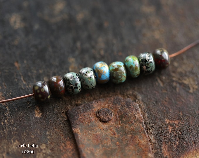 STARRY SKY SEEDS No. 10266 .. 50 Premium Picasso Luster Czech Glass Seed Bead Mix Size 2/0 (10266-50) .. jewelry supplies