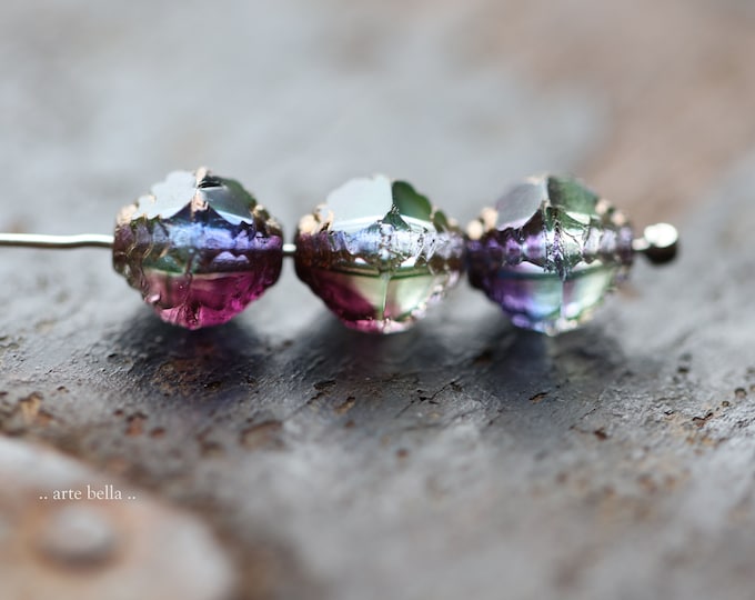 premium glass beads .. BRONZED ROYALTY TINK .. 10 Czech Glass Faceted Bicone Beads 10x8mm (9266-10) .. jewelry supplies