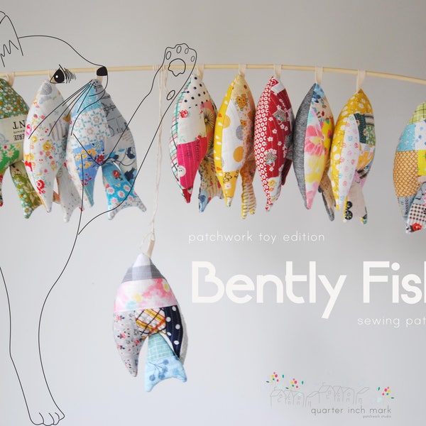Bently Fish Patchwork Toy Sewing Pattern/PDF