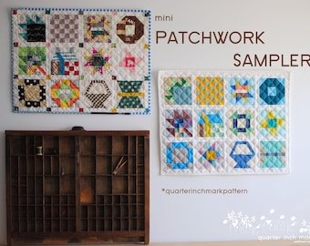 mini Patchwork Sampler PDF Sewing Pattern