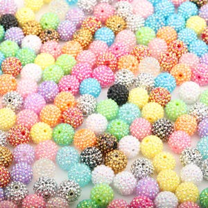 16/20mm ice flower star bead pens，Resin beads，Shiny focus beads，snowflake rhinestone beads，beads for mobile phone chains, beads for pens.