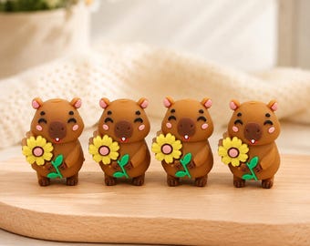 366# Animal Series：3D Flower Tragen Silicone Focal Beads,Focal Silicone Beads,Pencil beads,Focal Beads Bulk for making pens and Keychains.