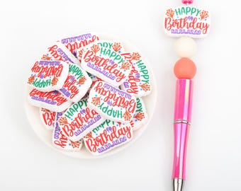 Wszystkiego najlepszego z okazji urodzin! Silikonowe koraliki Focal, silikonowe koraliki Focal, koraliki ołówkowe, koraliki Focal w hurtowych ilościach do wyrobu długopisów i breloczków.