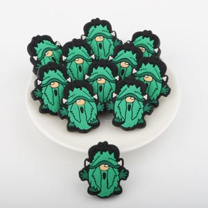 Halloween Frankenstein Gnome Silicone Focal Beads,Focal Silicone Beads,Pencil beads,Focal Beads Bulk for making pens and Keychains.