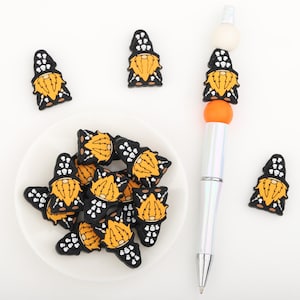 Halloween Skull gnome Silicone Focal Beads,Focal Silicone Beads,Pencil beads,Focal Beads Bulk for making pens and Keychains.