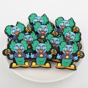 Halloween Green goblin clown Silicone Focal Beads,Focal Silicone Beads,Pencil beads,Focal Beads Bulk for making pens and Keychains.