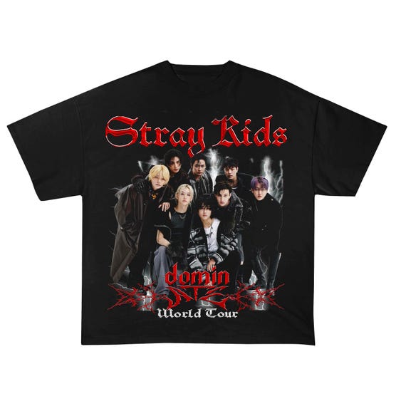 Stray kids dominATE アメリカツアーグッズ Tシャツ dominATE