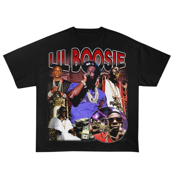 Boosie Badazz Shirt Bootleg Vintage 90's Rap T Shirt Lil Boosie