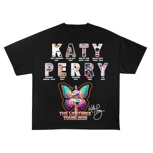 Katy perry lifetimes tshirt graphic - Etsy 日本