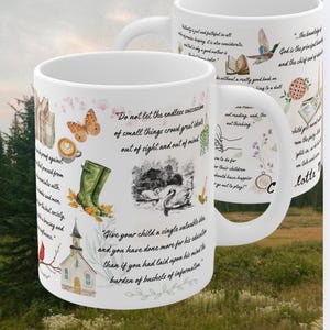 Charlotte Mason Quotes Mug | Homeschool Teacher Coffee Cup