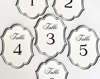 watercolor table numbers | paper table numbers | custom table number| bachelorette | dinner party table number | custom table decor