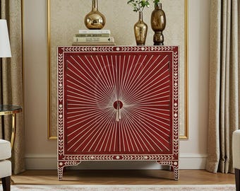 SOLD! Bright Red Armoire| Dresser| Console| Storage| Cabinet| Wood| Bedroom  Set - Etsy