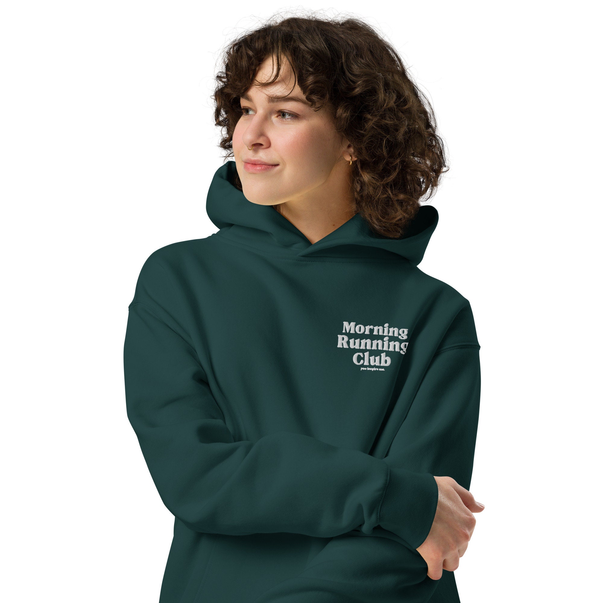 Buy Morning Running Club Oversized Hoodie Online in India - Etsy 