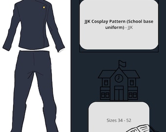 JJK Cosplay pattern - School base uniform.