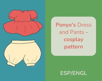 Ponyo's Dress Cosplay Pattern - Ponyo