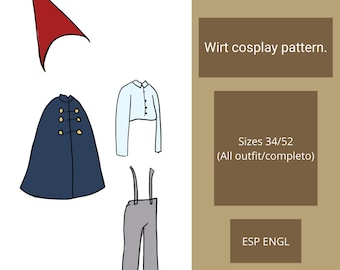 Wirt's full cosplay pattern - Over the garden Wall