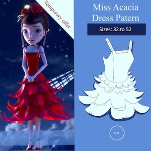 Miss Acacia Dress Cosplay Pattern