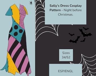 Sally's dress cosplay pattern - Night before Christmas