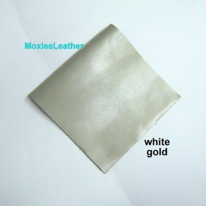 gold leather pieces gold leather hides teal leather white gold leather , copper color leather , leather pieces for crafts image 2