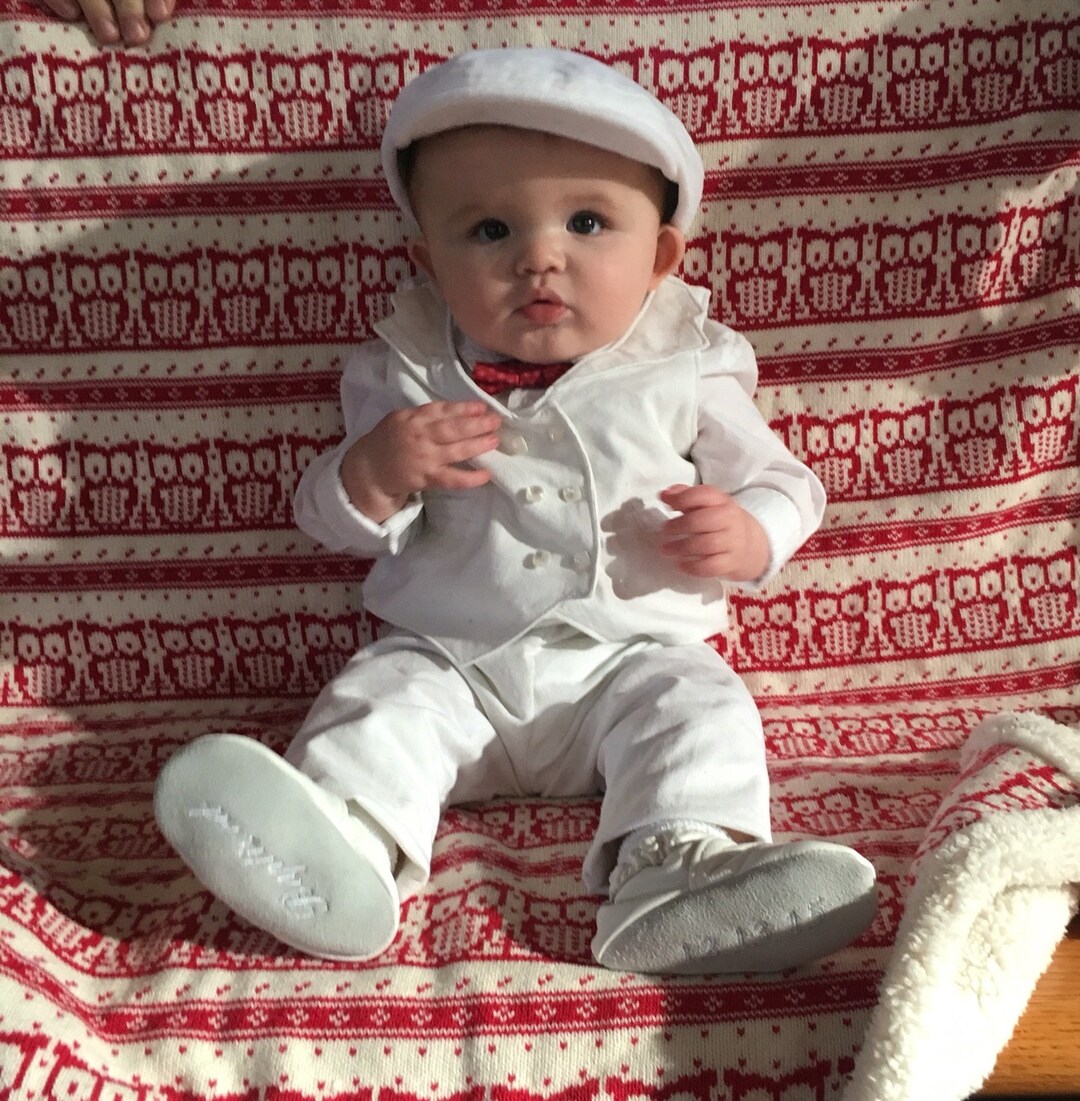 Baby Shoes Baptism Christening Leather Moccasins With Name Embroidered