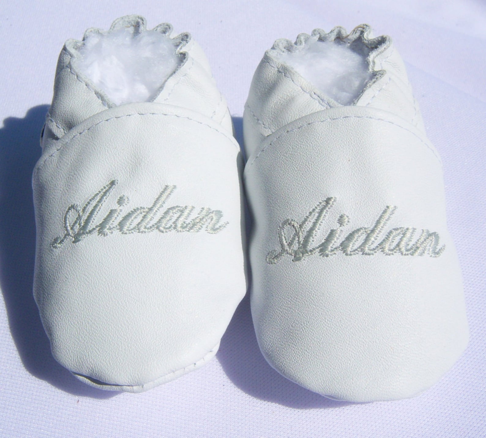 Baby Girl Baptism Shoes , Baby Boy Baptism Shoes, OFF WHITE Leather ...