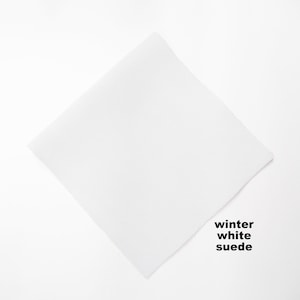 White suede ,genuine leather pieces, leather sheets , suede sheets , leather suede crafts ,