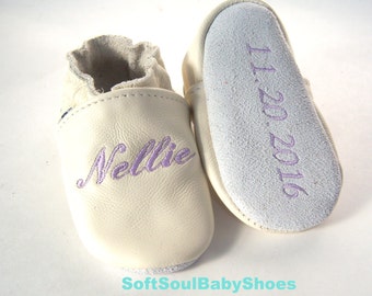 Christening shoes Ivory,  christening shoes,leather baptism shoes, dedication shoes,baptism shoes